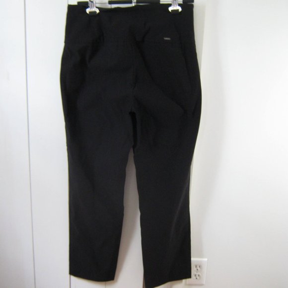 Black Full Length Up Pants - Picture 2 of 5